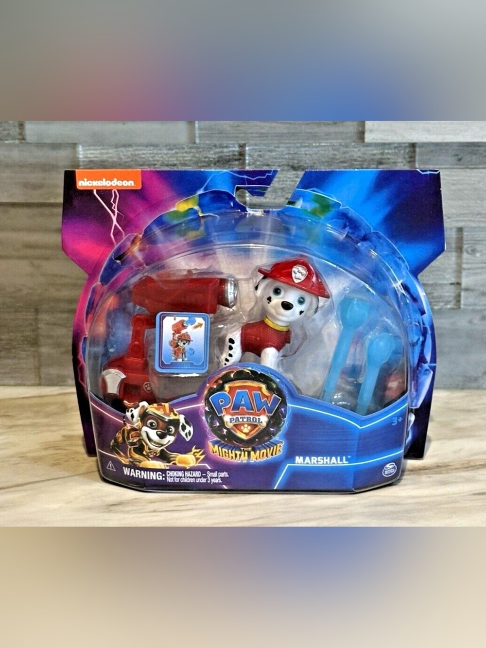Nickelodeon Paw Patrol the Mighty Movie Hero Pup Marshall Figure by Spin Master